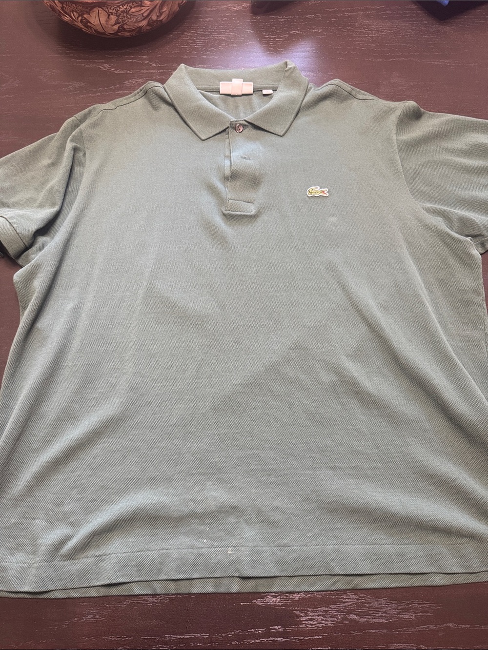 Lacoste Men’s Olive Green Polo Shirt
